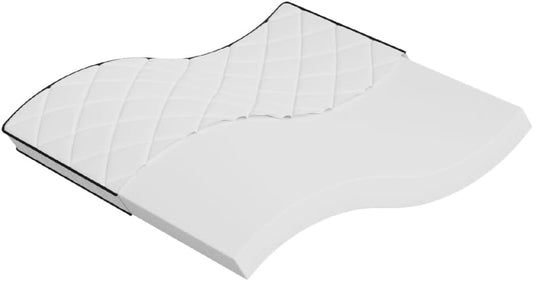 vidaXL Schuimmatras middelzacht 180x200 cm, tweepersoonsmatras, tweepersoons matras, matras schuimrubber, foam matras, matras schuim