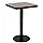 Bistro Tafel – Eettafel – Terrastafel – Bistrotafel – Koffietafel – Compact 50x50x75 cm – MDF Blad Met Stalen Poot