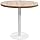 vidaXL Bistro table 80 cm MDF light brown