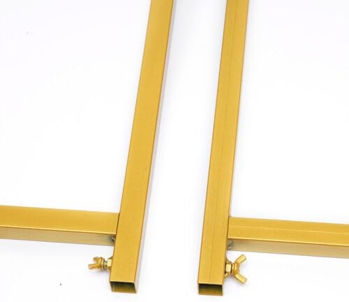 Metal Clothes Rail Wardrobe Ear Storage Display Stand Clothes Rods Freestanding Dressing Cabin Clothes Rack - QUORE