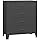 vidaXL Chest of drawers industrial 78x40x93 cm metal anthracite colored