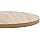 vidaXL Bistro table 80 cm MDF light brown