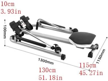Silent home rowing machine, LCD data display, rowing machine for home, load capacity up to 120 kg for greater stability, easy assembly, the first choice for home fitness - QUORE
