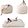 MAXYOYO Zitzak-bed – omzetbaar van zitzak-stoel naar bed – schuimstof-sofa met pluizige hoes en zachte vulling voor volwassenen, tieners, gasten (beige, 150 x 200 cm)