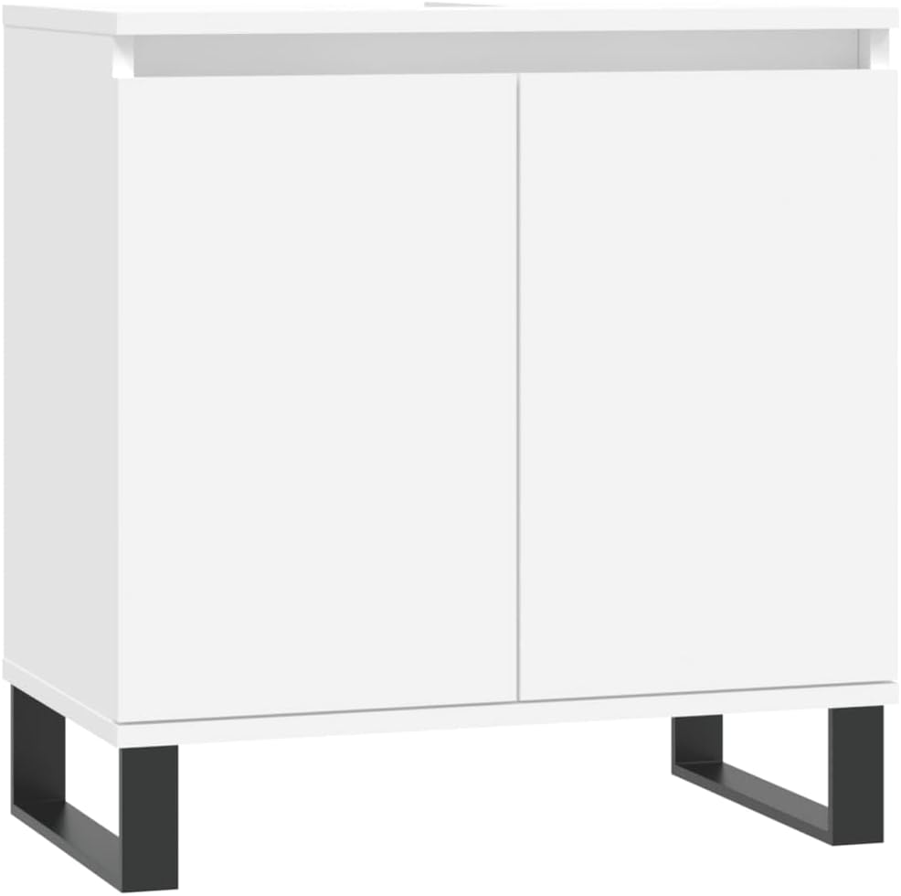 vidaXL 3 Piece Bathroom Cabinet Set Wood White, Bathroom Cabinet Set, Bathroom Furniture Set, Bathroom Cabinet, Bathroom Cabinets Set, Furniture Set, Bathroom Set, Cabinet - QUORE