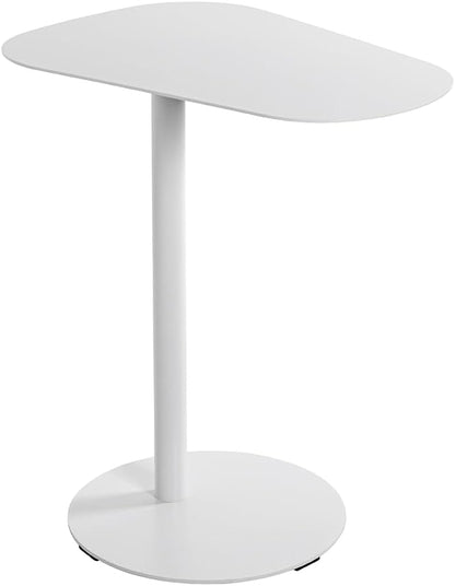 HAKU Bijzettafel wit, metaal - Maat: B 53 cm x H 60 cm x D 38 cm, Stijl: Modern