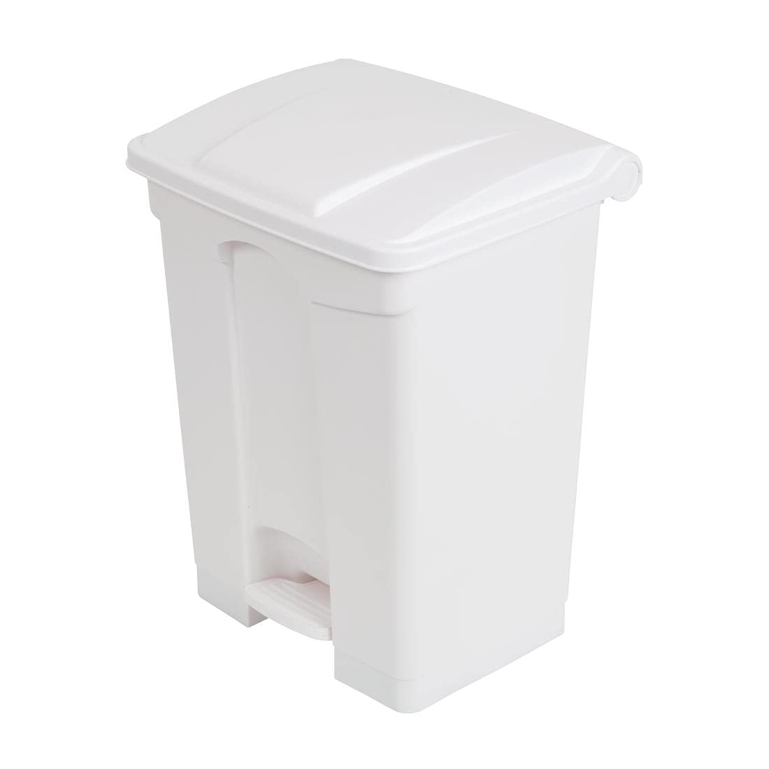 Jantex Keuken Pedaal Deksel Bin Wit 65ltr Afval Polypropyleen Catering Apparatuur