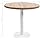 vidaXL Bistro table 80 cm MDF light brown