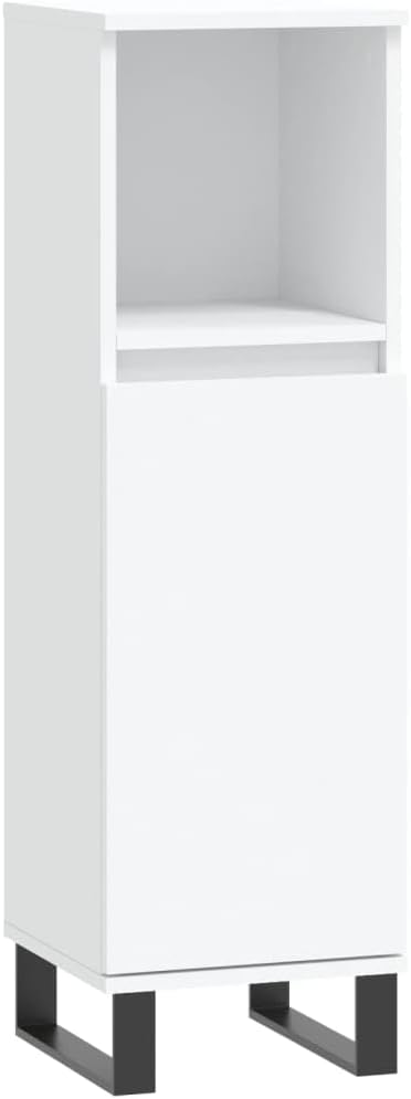 vidaXL 3 Piece Bathroom Cabinet Set Wood White, Bathroom Cabinet Set, Bathroom Furniture Set, Bathroom Cabinet, Bathroom Cabinets Set, Furniture Set, Bathroom Set, Cabinet - QUORE