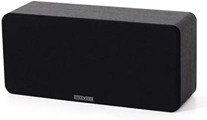 Dynavoice Magic CR-4 Zwart Mat – Passieve Center Luidspreker 2-Weg, 2x4" Woofer + 1" Tweeter, Slechts 11 cm Diep, Front Bass Reflex, voor Home Cinema.