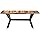 vidaXL Dining table 180x90x75 cm solid wood with honey-colored finish