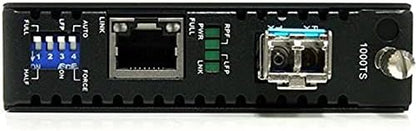Startech.com Gigabit Ethernet Media converter LC Multi Mode zwart