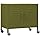 vidaXL Storage cabinet 60x35x56 cm steel olive green, storage cabinet, bookcase, CD/DVD cabinet, storage cabinets, bookcases, CD/DVD cabinets, dresser, sideboards