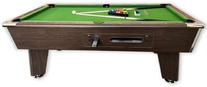 Billiard table 7FT green with manual coin - Competition - QUORE