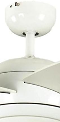 Pepeo Plafondventilator met verlichting en afstandsbediening Melton, behuizing lak wit, vleugelkleur wit, 132 cm
