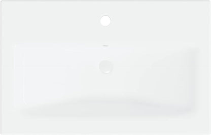 Gecheer Bathroom Furniture Set 4 Piece Storage Bathroom Cabinet Laundry Room Cabinet Rack Furniture Set White Chipboard Bathroom Furniture Sets - QUORE