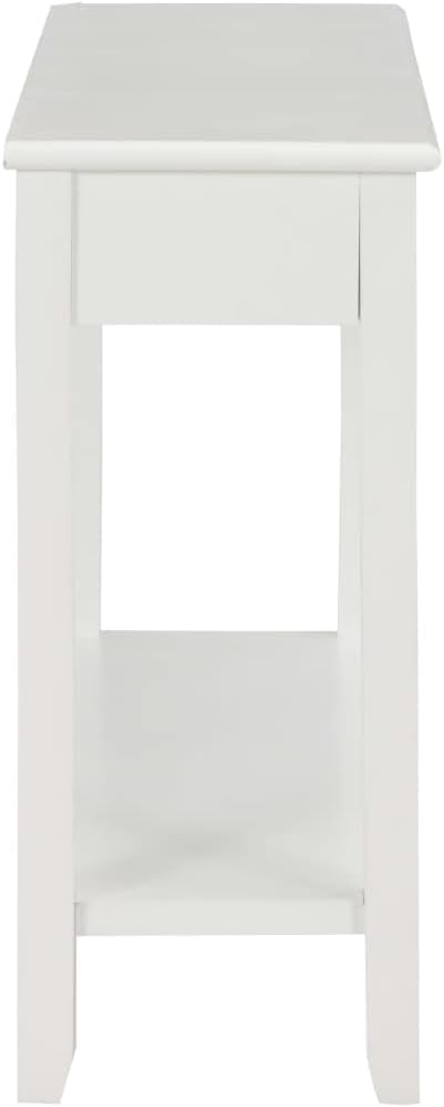 vidaXL Wall table 110x35x80 cm wood white