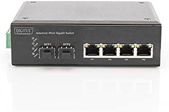 DIGITUS SNMP IP-module voor KVM-consoles en -switches van DIGITUS, Gigabit LAN WAN-toegang, Gbit Internet Port, Remote, Web Interface, Remote, Zwart