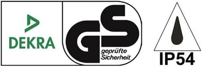 Verwarmingslantaarn – Straalkachel – Terrasverwarmer – Buitenheater – Balkonverwarmer – 2 Warmtestanden 600/1.200W – 180° Draaibare Kop