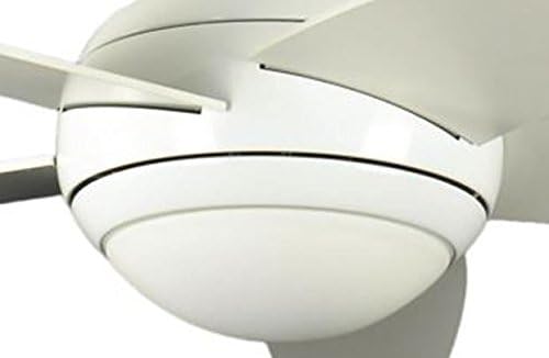 Pepeo Plafondventilator met verlichting en afstandsbediening Melton, behuizing lak wit, vleugelkleur wit, 132 cm