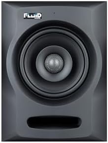 Nearfield Fluid Audio FX50 V2 monitorluidspreker (actieve studiomonitor, 2-weg coaxiale driver, 5 inch woofer, 60 Watt RMS, ideaal voor thuisstudio en professionele opnames, single) zwart