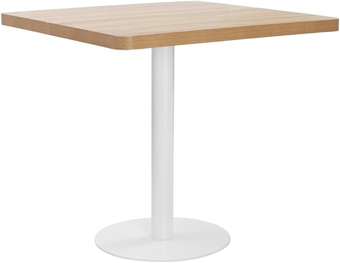 vidaXL Bistro table 60x60 cm MDF dark brown - QUORE