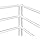 vidaXL Stapelbed zonder matras 80x200 cm staal wit, bedframe, bedbodem, slaapkamermeubilair, hoogslaper, stapelbedframe, laag stapelbedframe