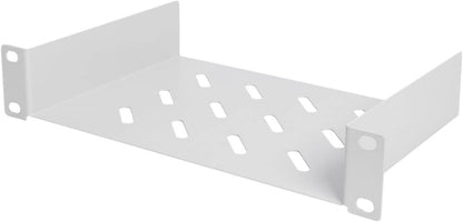 DIGITUS 10-inch set - netwerkkast 9 U SOHO serie grijs - plank - contactdoosstrip - 8-poorts patchpaneel - 8-poorts gigabit switch