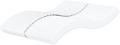 Schuimmatras – Matras – Logeermatras – Bedmatras – Ledikant Matras – Keerbaar H2 & H3 Hardheid – 160x200 cm Wit – Ademend & Comfortabel PU-Schuim