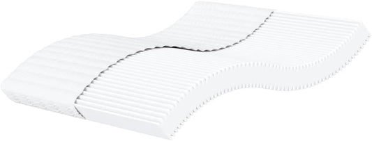 Schuimmatras – Matras – Logeermatras – Bedmatras – Ledikant Matras – Keerbaar H2 & H3 Hardheid – 160x200 cm Wit – Ademend & Comfortabel PU-Schuim