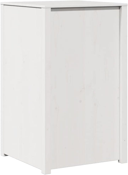 vidaXL Outdoor Kitchen Cabinet White 55x55x92 cm Solid Wood Pine - QUORE