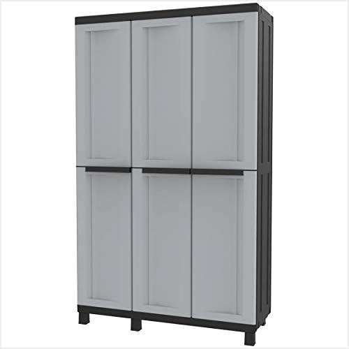 Terry 1002710 High Plastic Cabinet, 3 Doors - QUORE