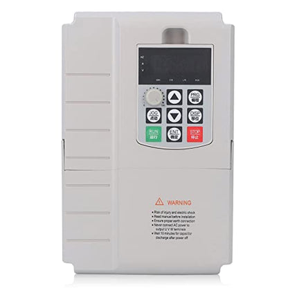 Frequentieomvormer 7.5KW, Motorsnelheidsregelaar Motoromvormeromvormer Motorsnelheidsregelaar Eenfase 220V-ingang 3-fase 380V-uitgang