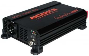 ANTARION Spanningsomvormer, zuivere sinus, 600 W, 12 V/230 V, camper