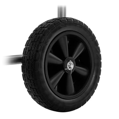 VEVOR Slanghaspelwagen, geschikt voor maximaal 250 voet 5/8 '' slang, tuinwaterslangwagens, mobiel gereedschap met 4 wielen, robuust gepoedercoat staal, buitenbeplanting met opbergmand, voor tuin,