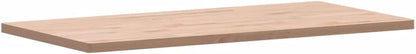 Houten Badkamerblad – Werkblad – Plank – Aanrechtblad – Blad – Massief Beukenhout – 100x50x2,5 cm – Afgeronde Hoeken – Duurzaam En Gemakkelijk Schoon Te Maken