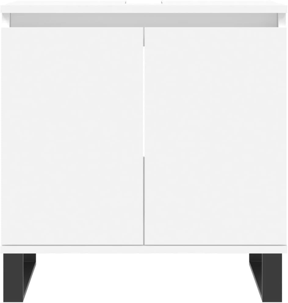 vidaXL 3 Piece Bathroom Cabinet Set Wood White, Bathroom Cabinet Set, Bathroom Furniture Set, Bathroom Cabinet, Bathroom Cabinets Set, Furniture Set, Bathroom Set, Cabinet - QUORE