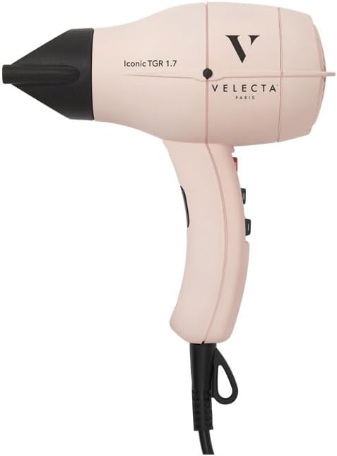 Velecta Paris - Professionele haardroger - ICONIC TGR 1.7 poederroze