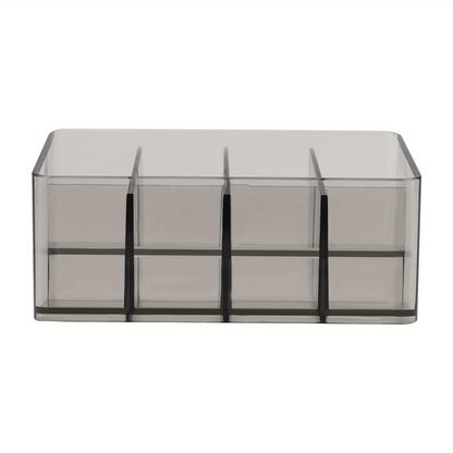 Cosmetica Organizer – Make-up Opberger – Beauty Organizer – Make-uptafel Organizer – Verzorgingsproducten Opbergdoos – 4 Lagen Met Lades – Duurzaam HIPS Materiaal – Modern Grijs-Wit Design