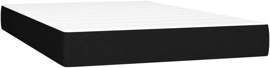 vidaXL Pocketveringmatras 120x200x20 cm stof zwart, matras, bedmatras, matrassen, pocketvering matras, pocketveren matras, pocketvering matrassen