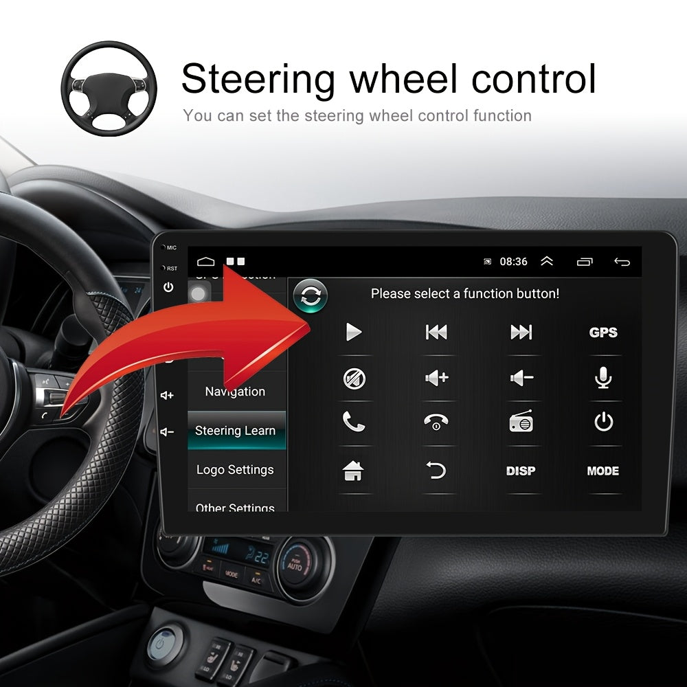 Touchscreen Autoradio – Multimedia Systeem – GPS Navigatie – CarPlay Android Auto – Canbus Interface – 9 Inch HD Scherm – Inclusief AHD Achteruitrijcamera & Microfoon
