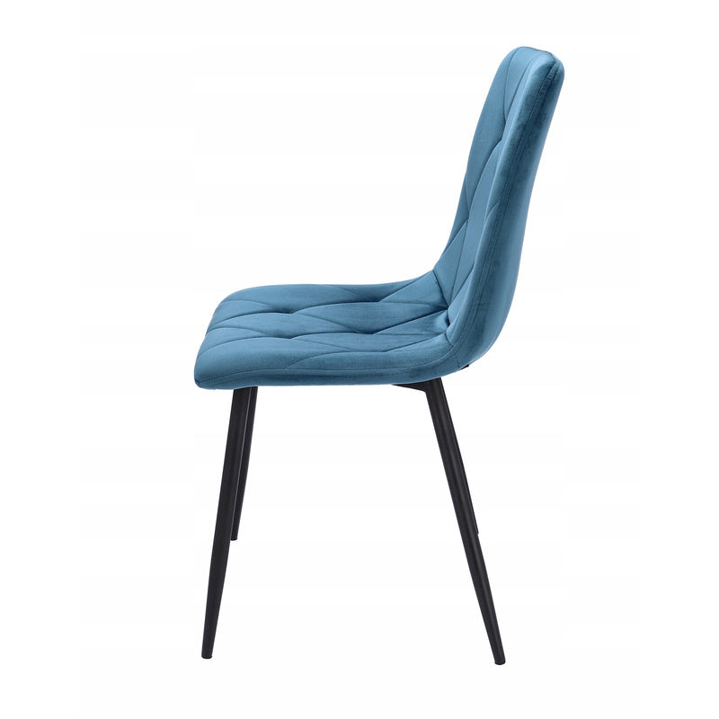 Fauteuil – Armstoel – Eetkamerstoel – Loungestoel – Stoel – Velours Bekleding – Diamond Quilting – Zithoogte 47 cm – Max Belastbaar 130 kg