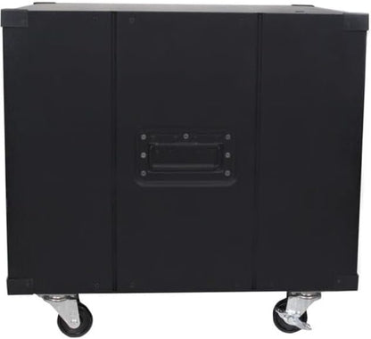 StarTech.com 4-Post 9U Mobiel Open Frame Server Rack, 19" Patchkast met Wielen en 4 Stijlen voor Thuis / Kantoor / Beperkte Ruimtes, Kleine Serverkast voor Computer / AV / Netwerk Apparatuur (RK960CP)