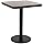 vidaXL Bistro table 60x60 cm MDF dark brown - QUORE
