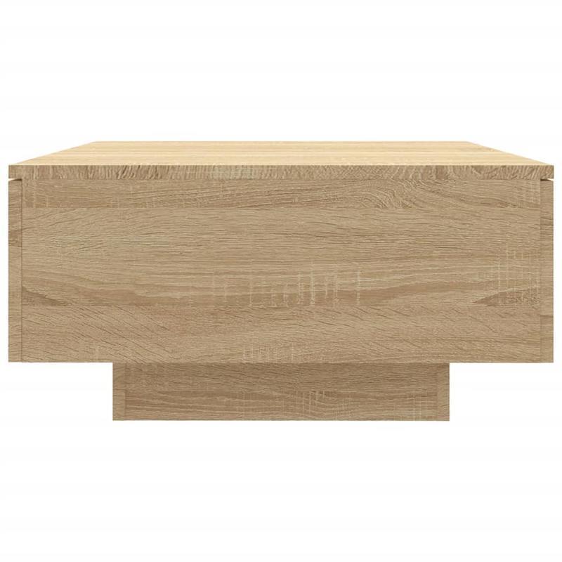 Salontafel – Bijzettafel – Woonkamer Tafel – Ontvangsttafel – Houten Tafel – Stevig En Duurzaam – 90x60x31 cm – Sonoma Eikenkleur