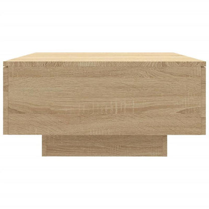 Salontafel – Bijzettafel – Woonkamer Tafel – Ontvangsttafel – Houten Tafel – Stevig En Duurzaam – 90x60x31 cm – Sonoma Eikenkleur