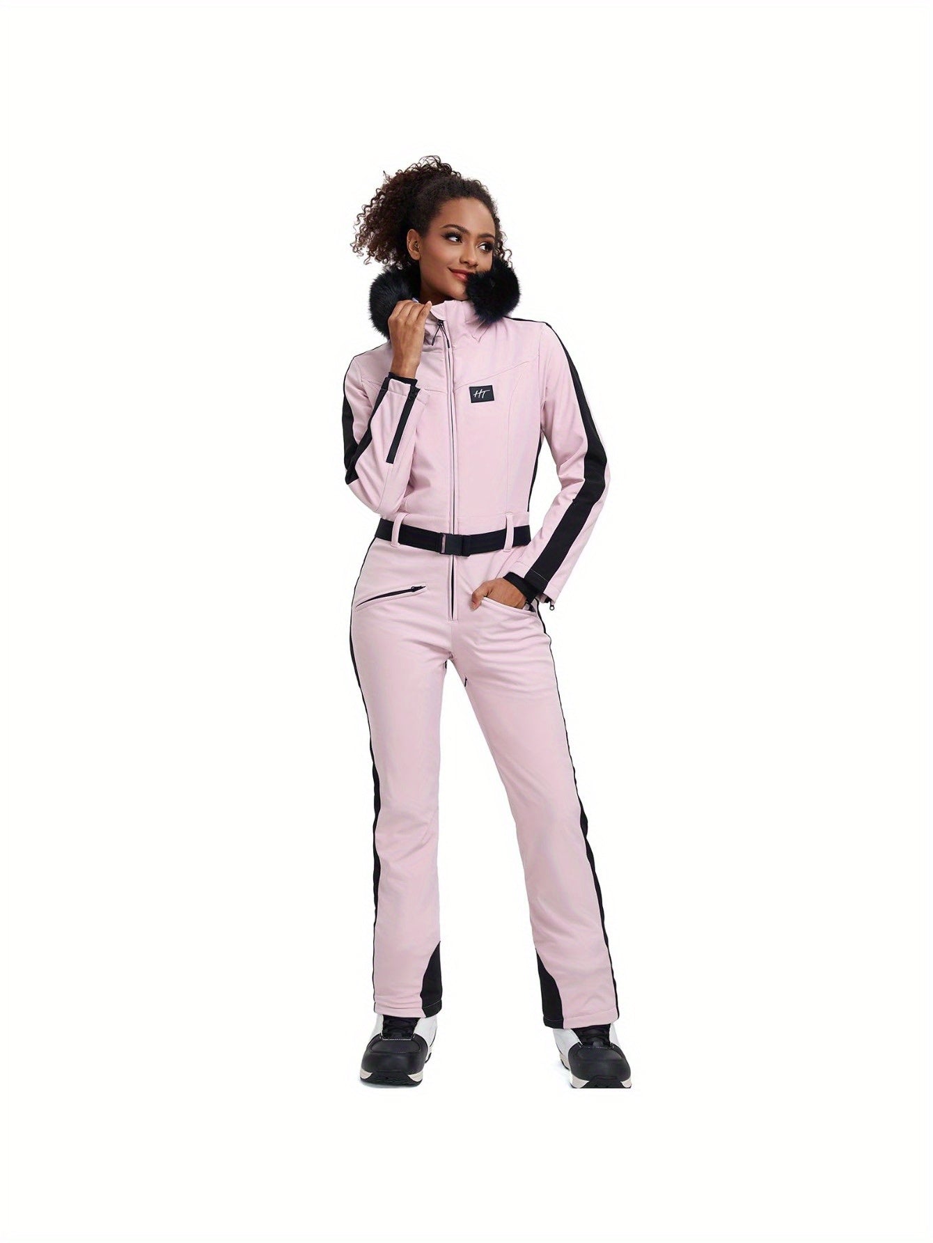 Skipak Dames – Skipak Winterpak – Sneeuwpak – Ski Overall – Jumpsuit Dames – Waterafstotend Polyester – Met Capuchon