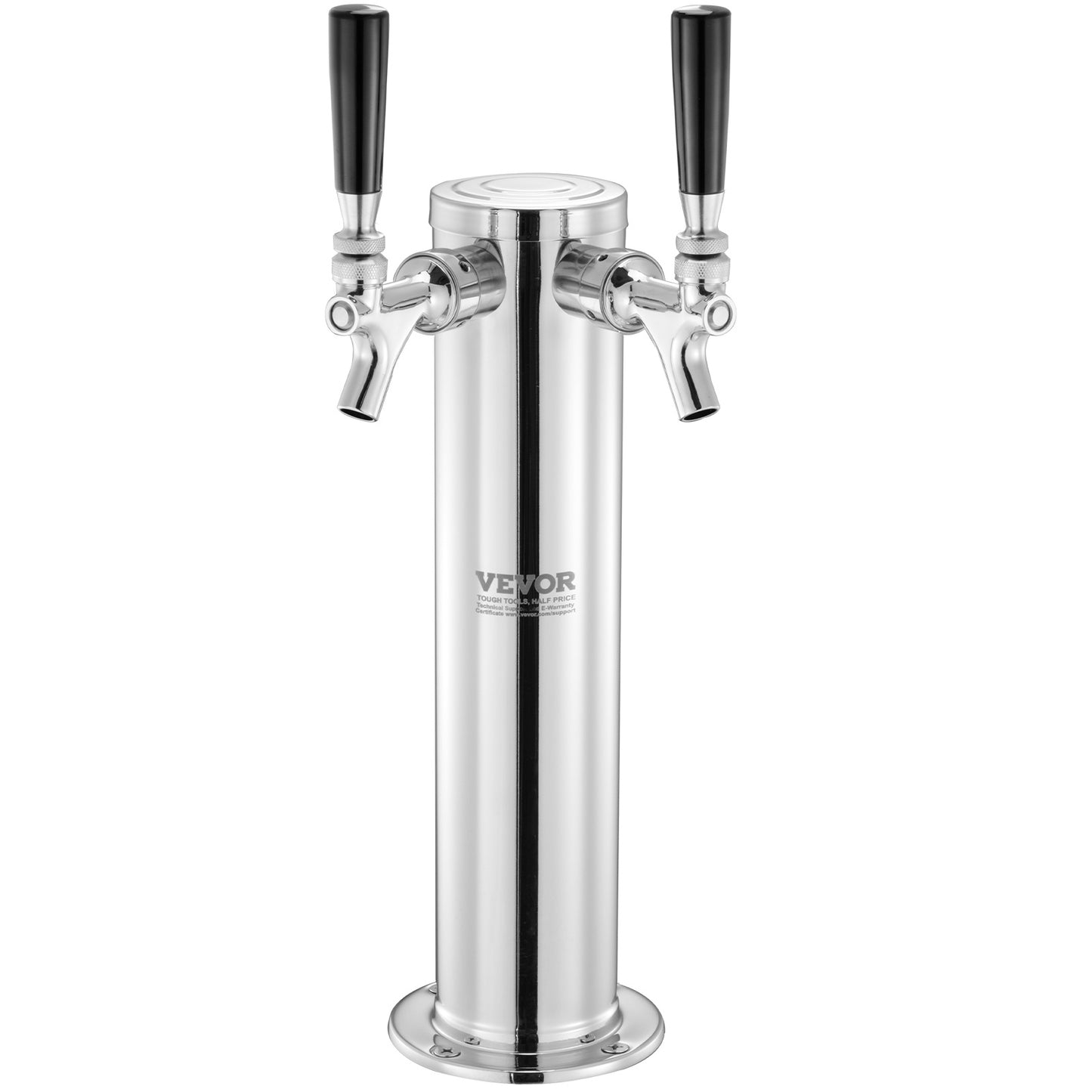 Dubbele Bierkraan – Bierdispensers – Bierkraan Set – Kegerator Tap – Tapinstallatie – RVS 304 Staal – Dual Gauge Drukregelaar