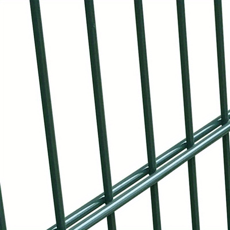 Metalen Tuinpoort – Tuinafscheiding – Tuinhek – Erfafscheiding – Buitenhek – Groen – Weerbestendig Metaal – 105x150 cm – Eenvoudig Ophangsysteem