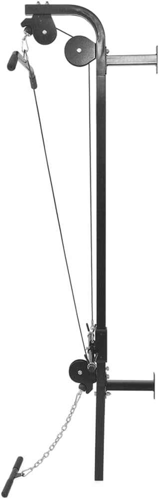 Power Tower Wandmontage – Wandrek Fitnessstation – Halterrek – Krachtstation – Dumbbell Set 61 kg – Compact Ontwerp – Robuuste Stalen Constructie